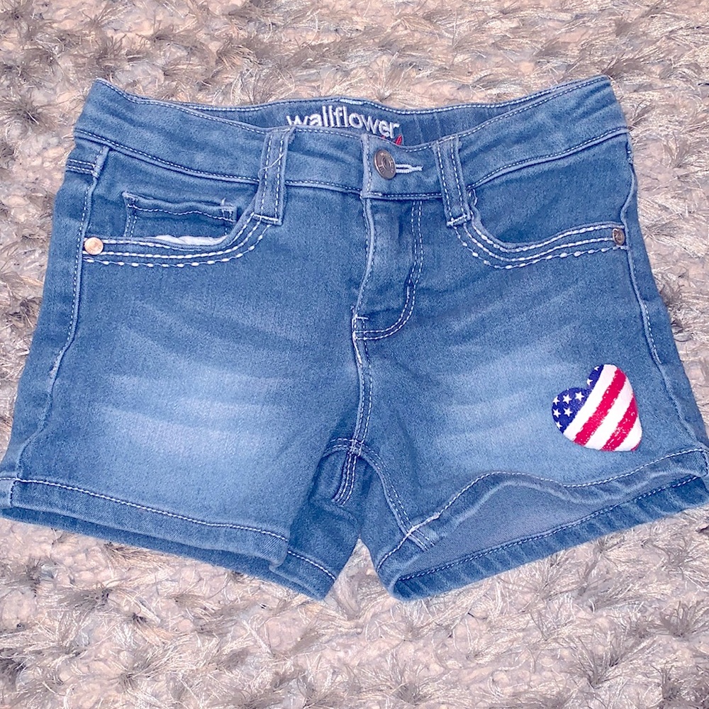 Denim shorts
